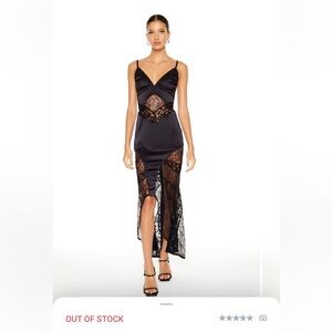 Black lace forever 21 midi